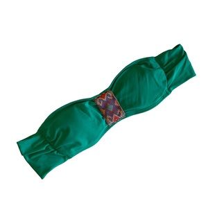 NWOT Emerald Green Aerie Bikini Top